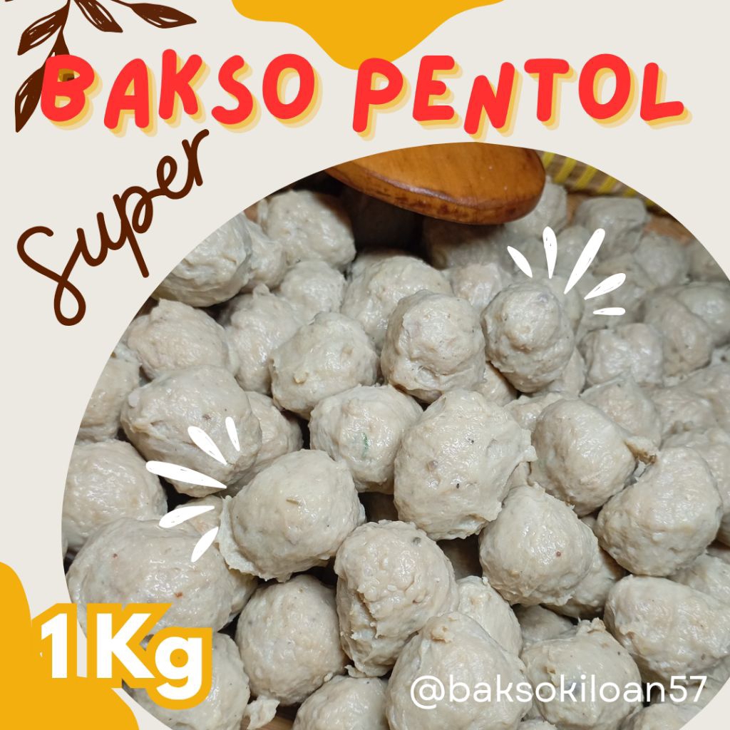 

Bakso Sapi Pentol Super, Bakso Tusuk, Bakso Bakar @1kg