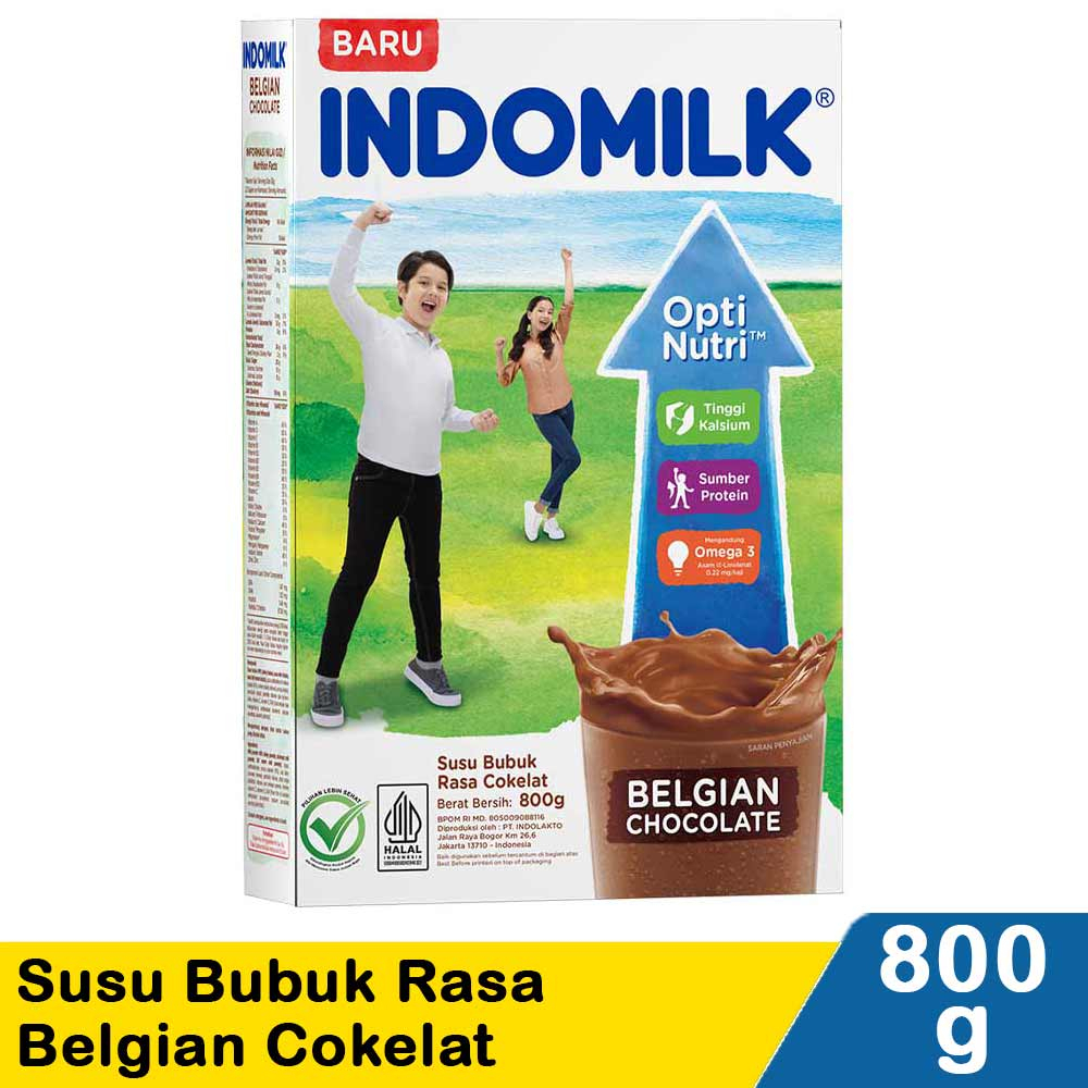

[oddsolshop] pekanbaru/Indomilk Belgian Chocolate Milk Powder 800GR Susu Bubuk Rasa Cokelat Coklat