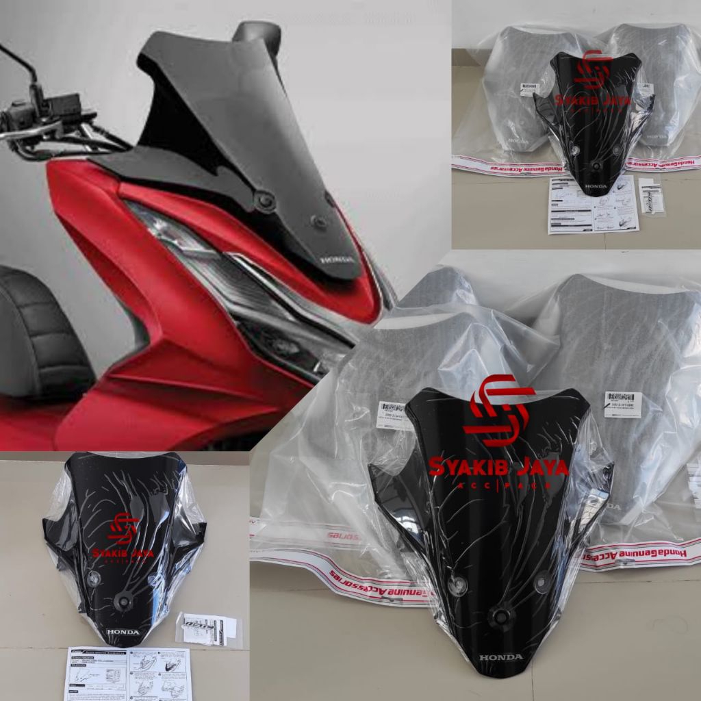 Visor Depan Windshield Honda PCX 160 2022-2024 ORIGINAL AHM