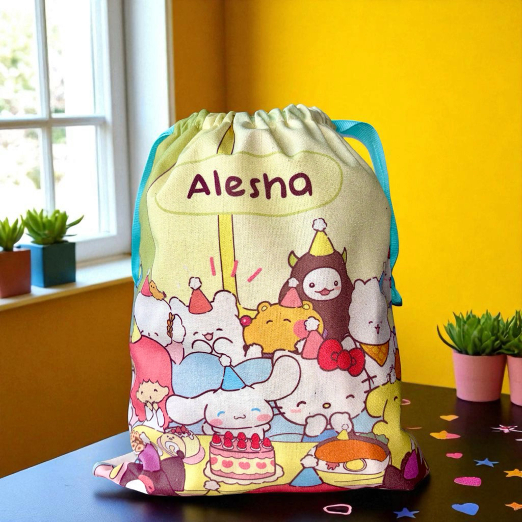 

Goodie Bag Custom Pouch Full Print ukuran 25x30