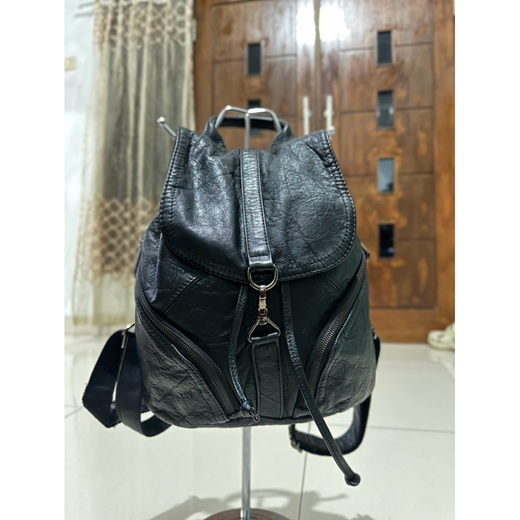 Ransel kulas lembut gemoy full black
