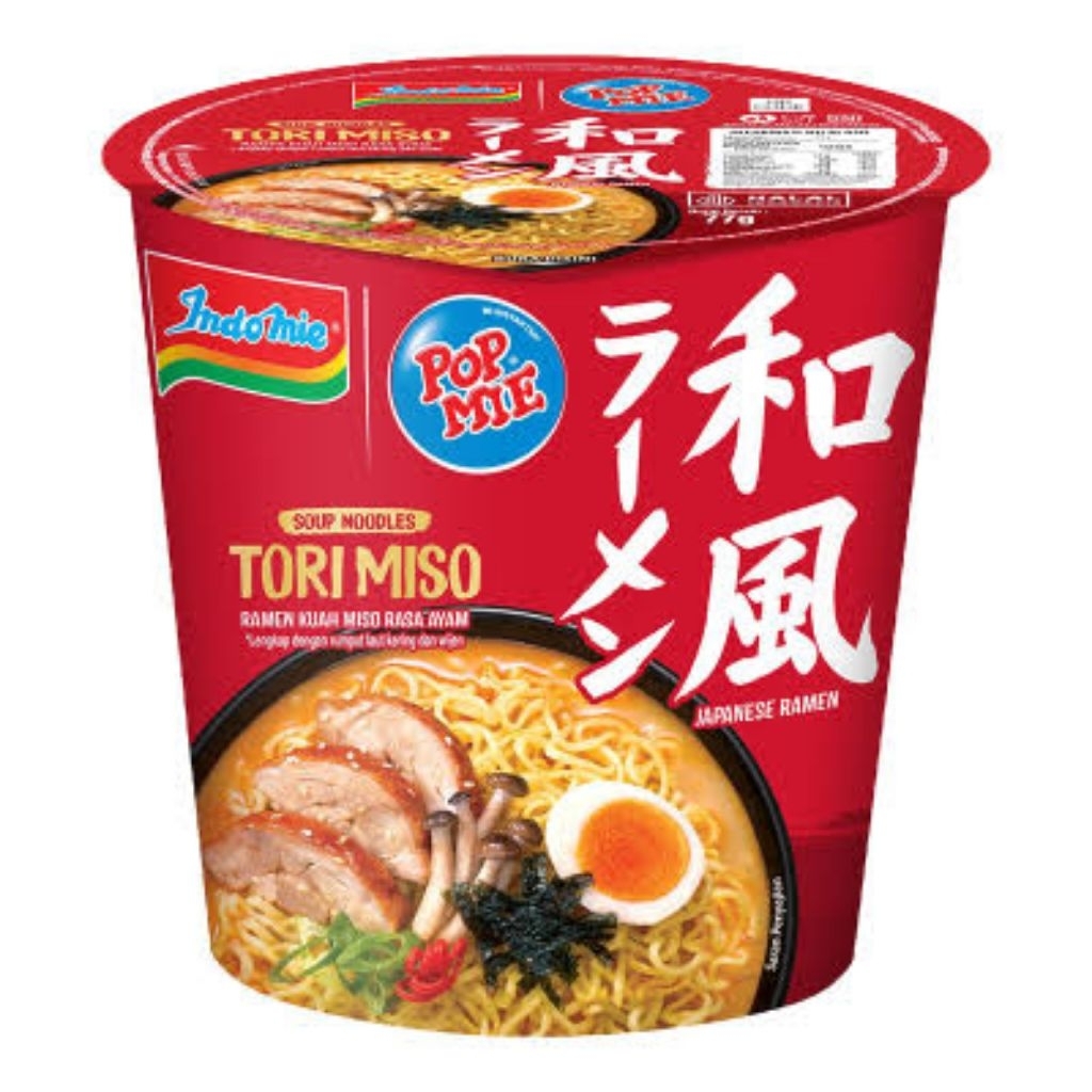 

5 PCS POP MIE TORI MISO RAMEN 77 GRAM