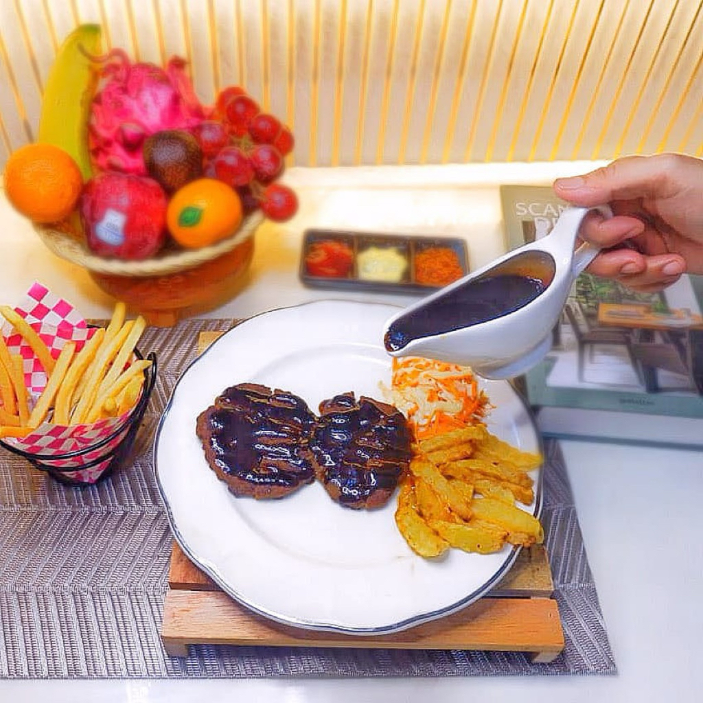 

Beef Patties Steak Black Pepper