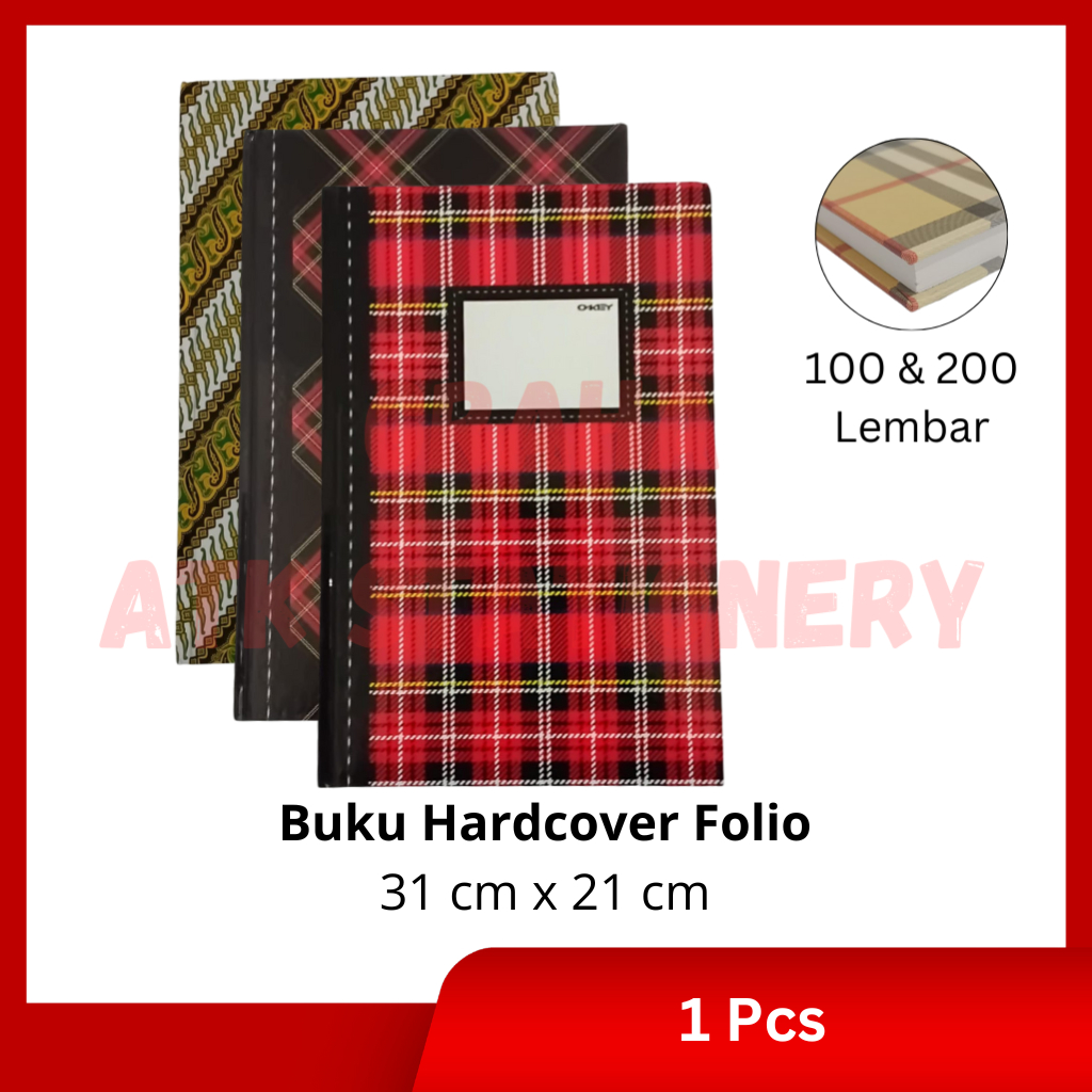 

Buku Hardcover Folio Murah 200 Lembar / Buku Tulis Notes Akuntansi Hardcover Folio Murah 200 Lembar