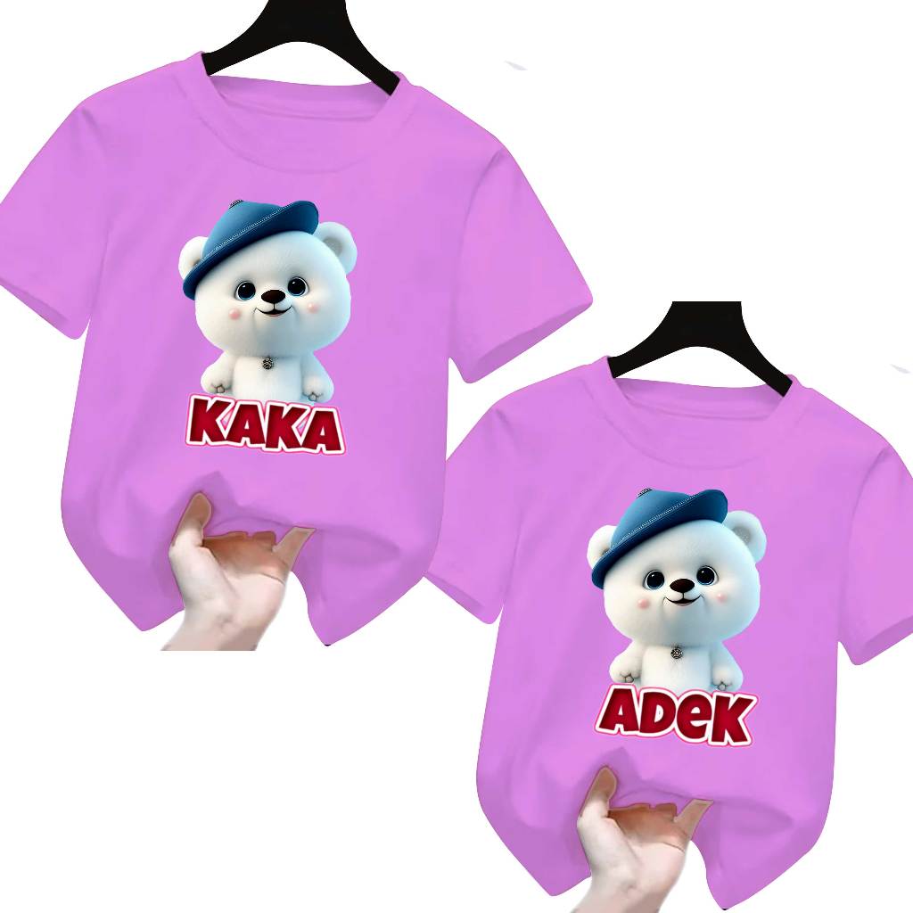 Kaos Couple Anak Keren Terbaru Adik kakak / Couple Keluarga / Couple Adik Kakak 1-12 Tahun