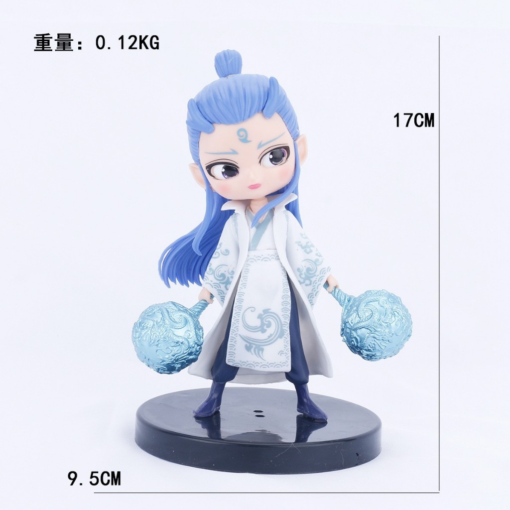 Pajangan action figure anime nezha aobing