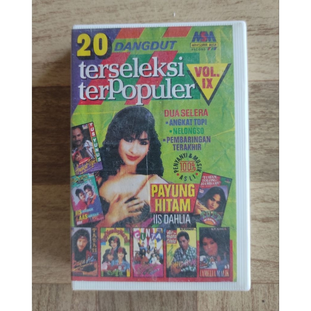 kaset pita 20 dangdut terseleksi terpopuler vol.9