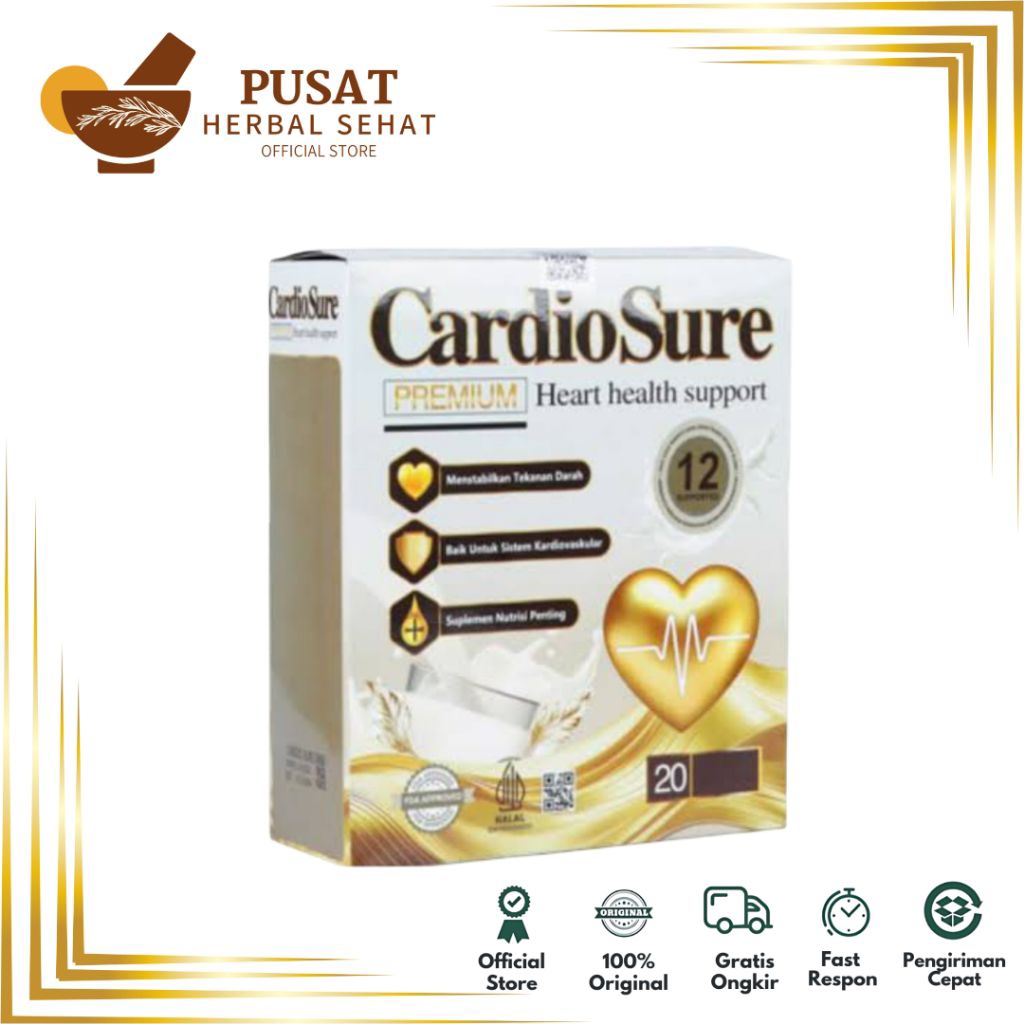 

Cardio Sure Susu Bubuk Murni Milk Herbal Mengatasi Hipertensi Menjaga Kesehatan Jantung Kolesterol Cardiosure Original ΒΡΟΜ