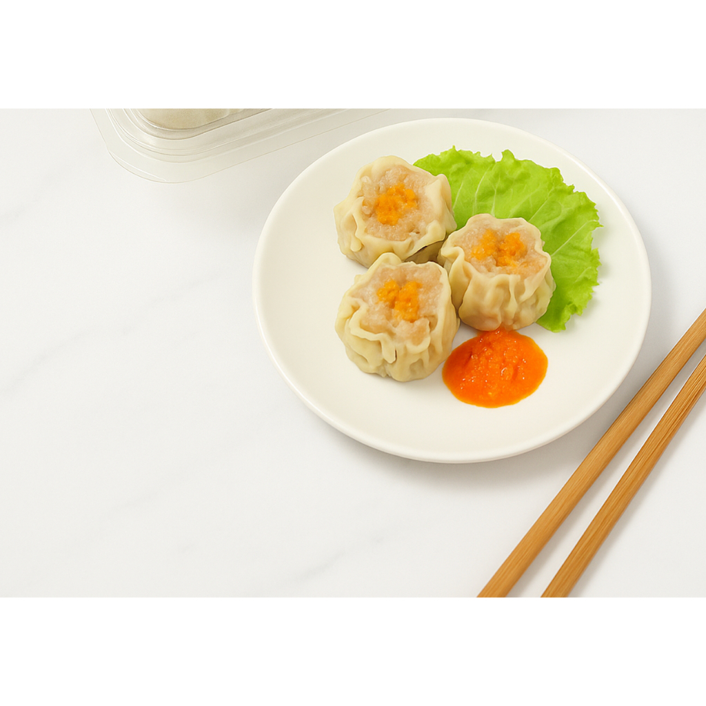 

Syimomay Dimsum Wortel Isi 100 pcs + FREE Saus – Dimsum Frozen Halal Enak & Praktis