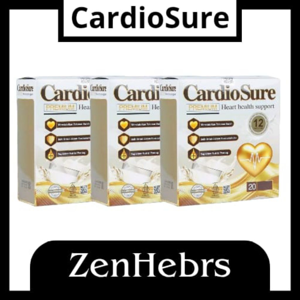 

CARDIOSURE 3 Box Milk Susu Asli Mengobati Hipertensi Jantuk, Strok, Kolesterol, Asam Urat