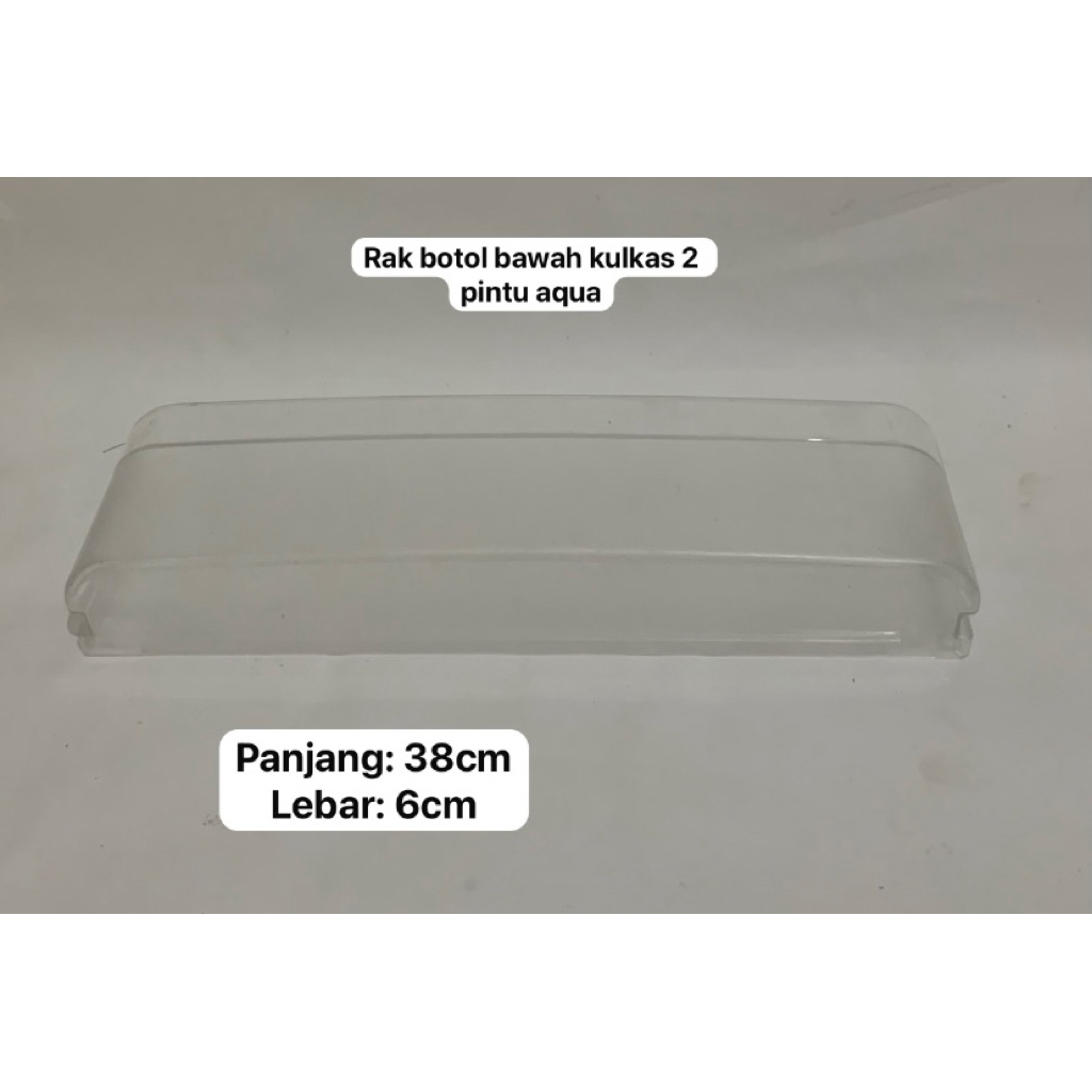 RAK BOTOL PINTU BAGIAN BAWAH KULKAS 1/2 PINTU AQUA SECOND ORIGINAL | RAK KULKAS TERMURAH