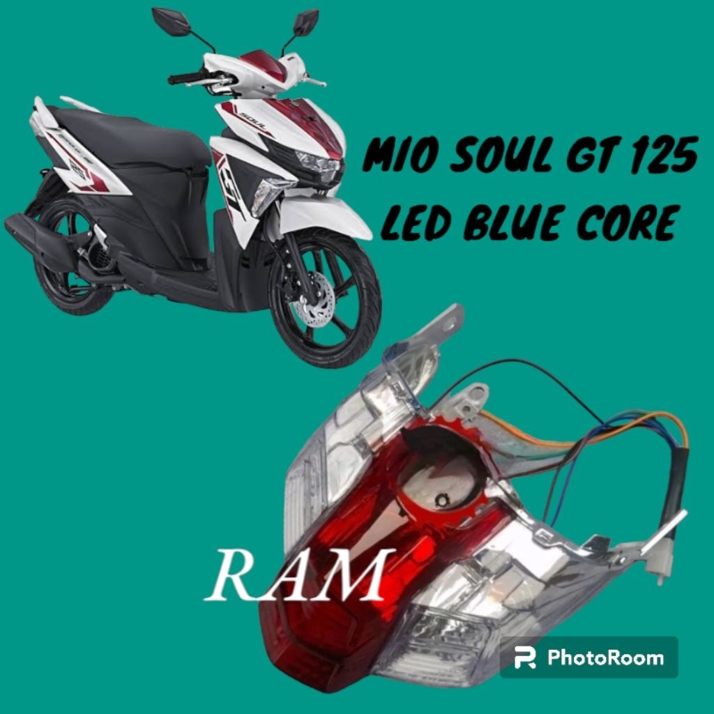 LAMPU STOP MIO SOUL GT 125 BLUE CORE LED