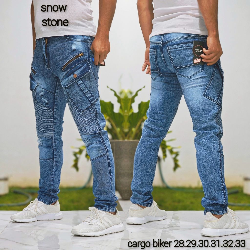Celana Cargo Panjang Celana Jeans Pria Celana Panjang Cargo Jeans Cowok Panjang Pakaian Laki Laki De