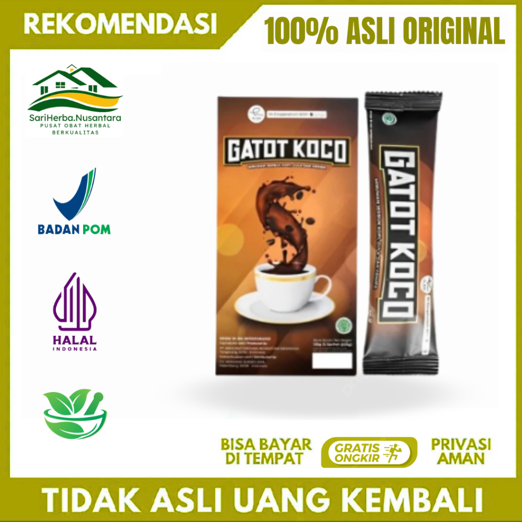 

KOPI GATOT KOCO BY DR. HEN DAN DR. RICHARD LEE ORIGINAL BPOM MAKASSAR
