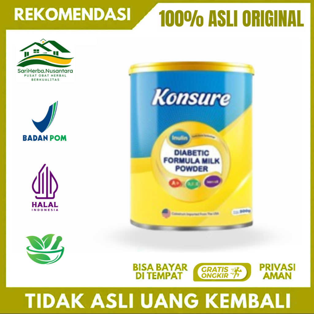 

[1 KALENG] KONSURE SUSU DIABETES IMPOR 1| 500G