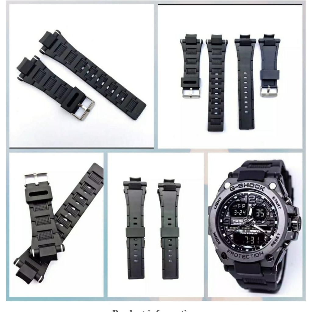strap tali jam tangan Casio G-Shock GST-8600 GST8600 SANDA 739 GST8600 GST 8600