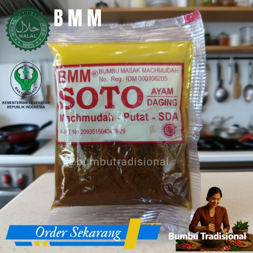 

BMM - BUMBU SOTO - BUMBU MASAK MACHMUDAH - BUMBU MASAK INSTAN