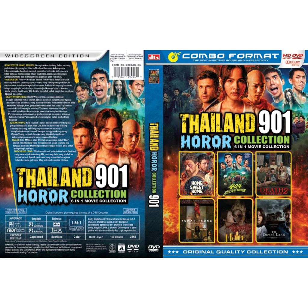 kaset film Thailand Horor Collection 6 in 1 volume 901 - 2025