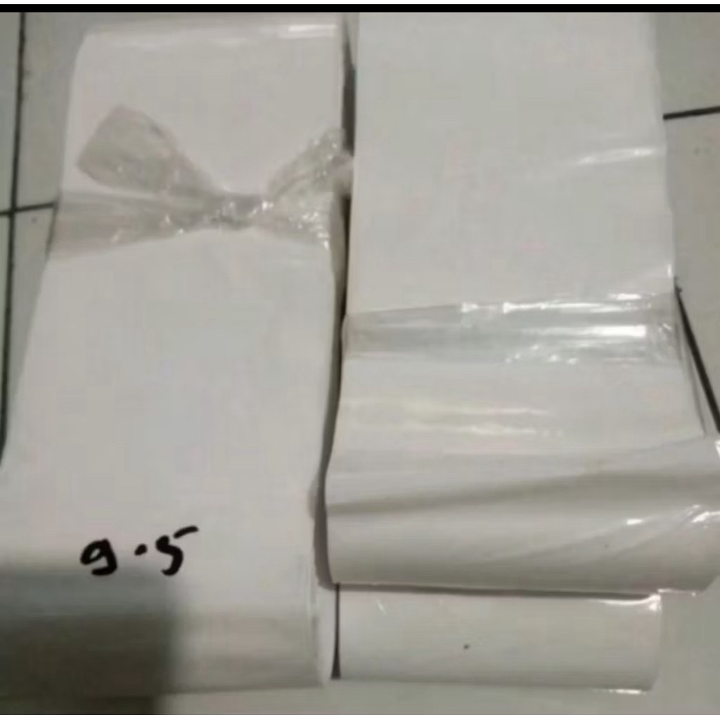 Plastik Tempe #Plastik PP #Putih Doff/Putih Susu Lebar 13cm Panjang 250 meter