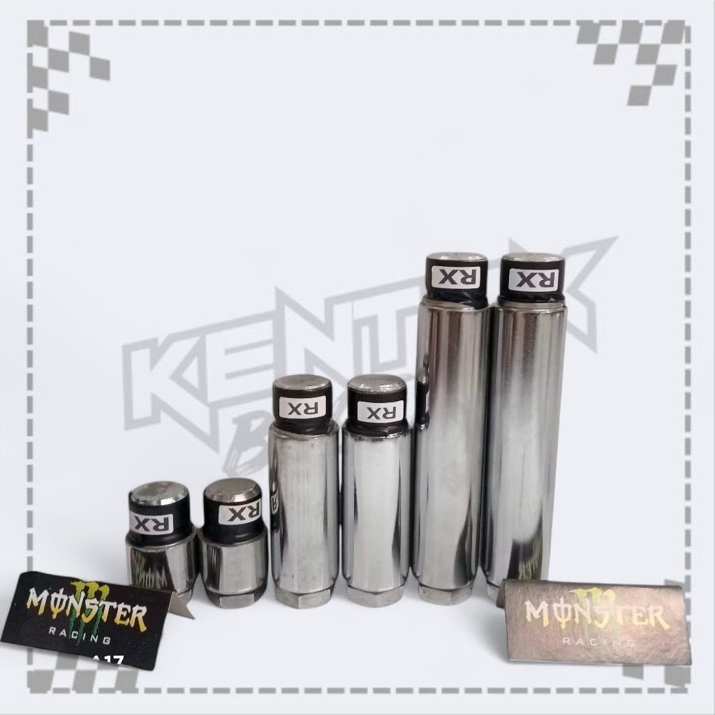 PENINGGI SHOCK SKOK DEPAN RX KING SAMBUNGAN RX KING, RX Z BESI CROME UKURAN 5cm 10cm 15cm