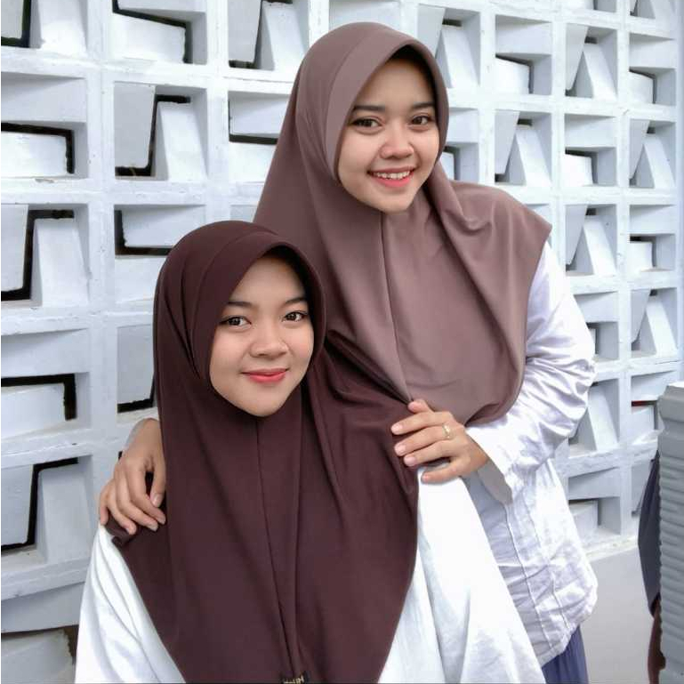 Hijabi - Hijab Sport SLIM PET Busa Ukuran M Jersey Premium Kerudung Instan Olahraga Pet Kecil