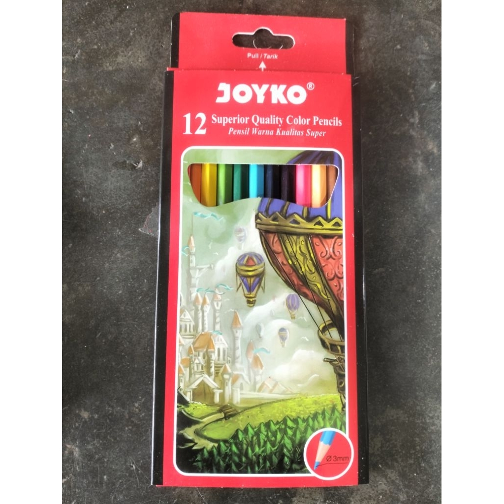 

Clear Kayu Pensil Warna Kayu 12 Warna Panjang