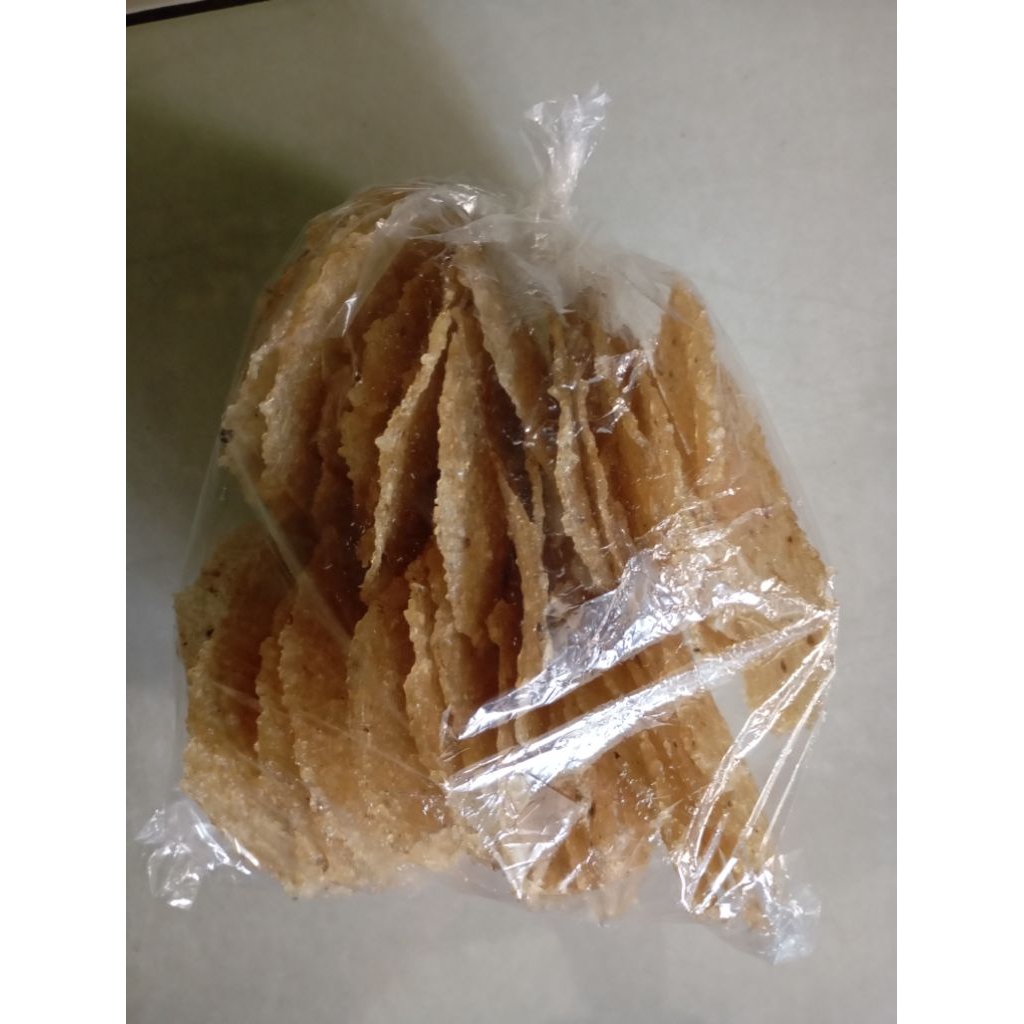 kerupuk gendar mentah