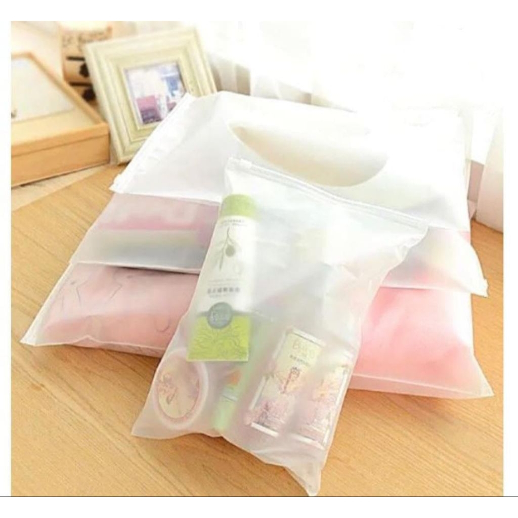 plastik zipper storage/kantong plastik zipper traveling