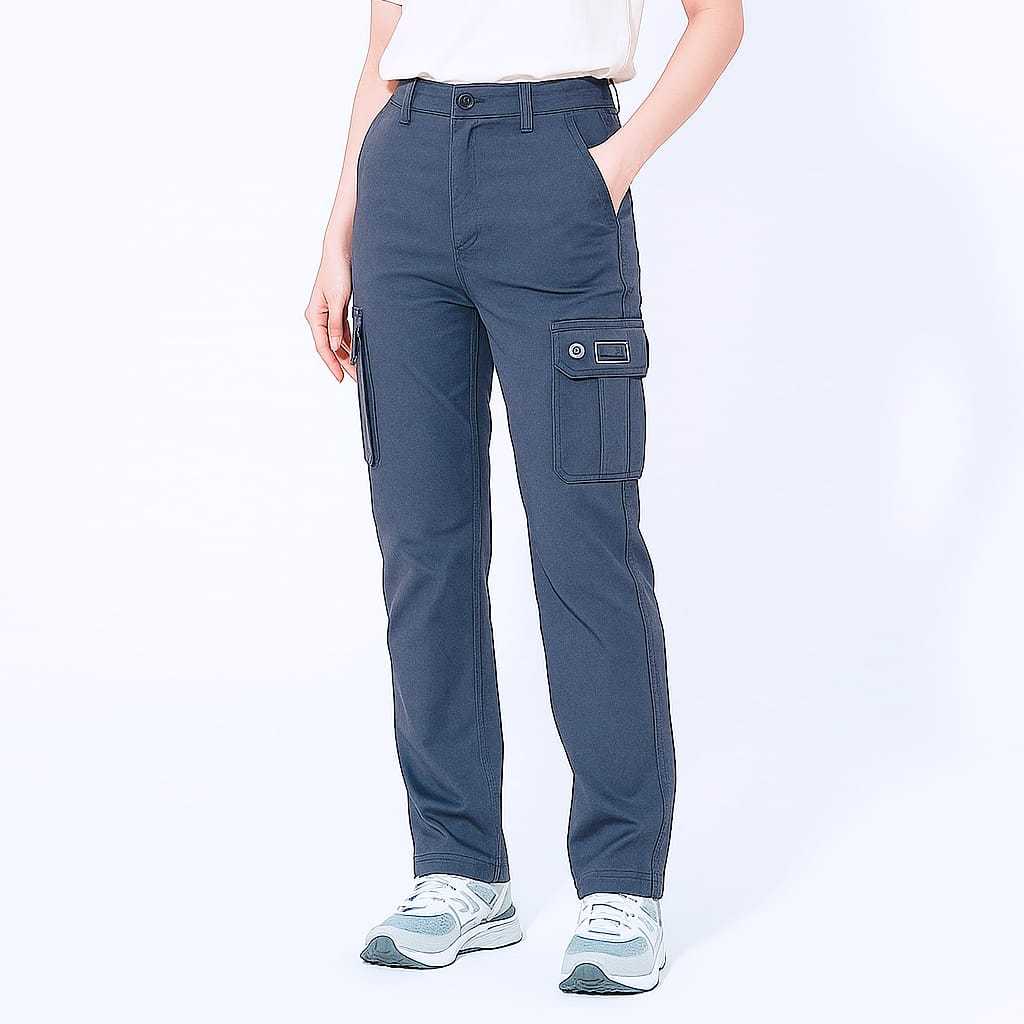 Cargo Pants Wanita Celana Panjang Naik Gunung Bahan Tebal American Drill Thrasher Premium