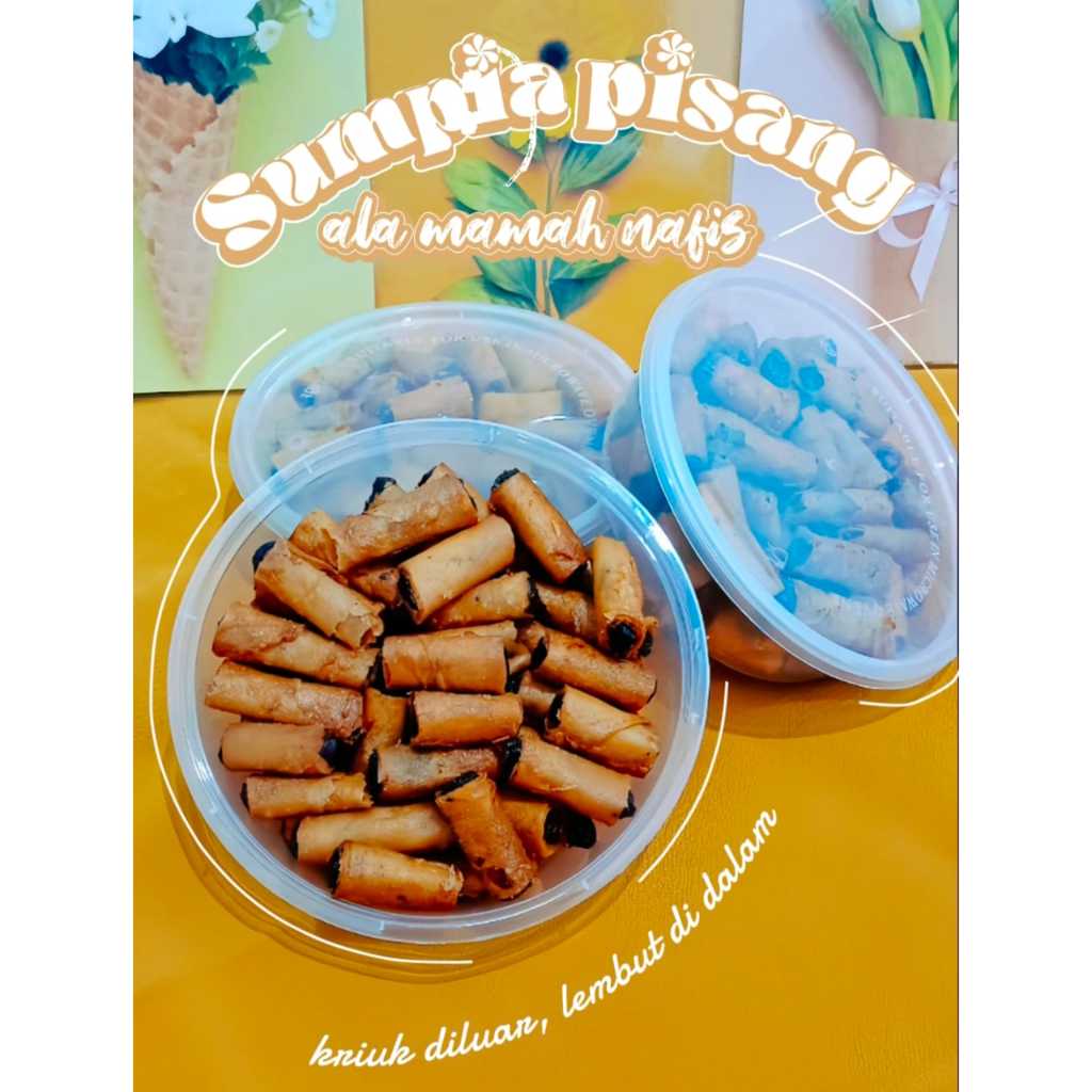 

banana roll sumpia sale pisang ala mamah nafis