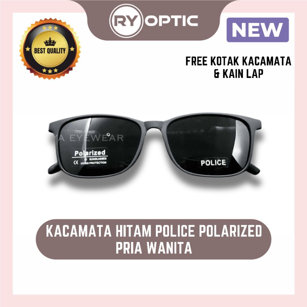[NEW] KACAMATA HITAM POLICE POLARIZEDPRIA WANITA