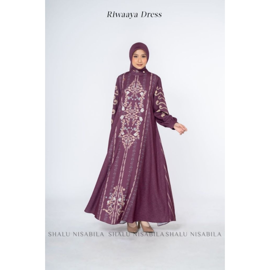 RIWAAYA DRESS SET SCARF BY SHALU NISABILA