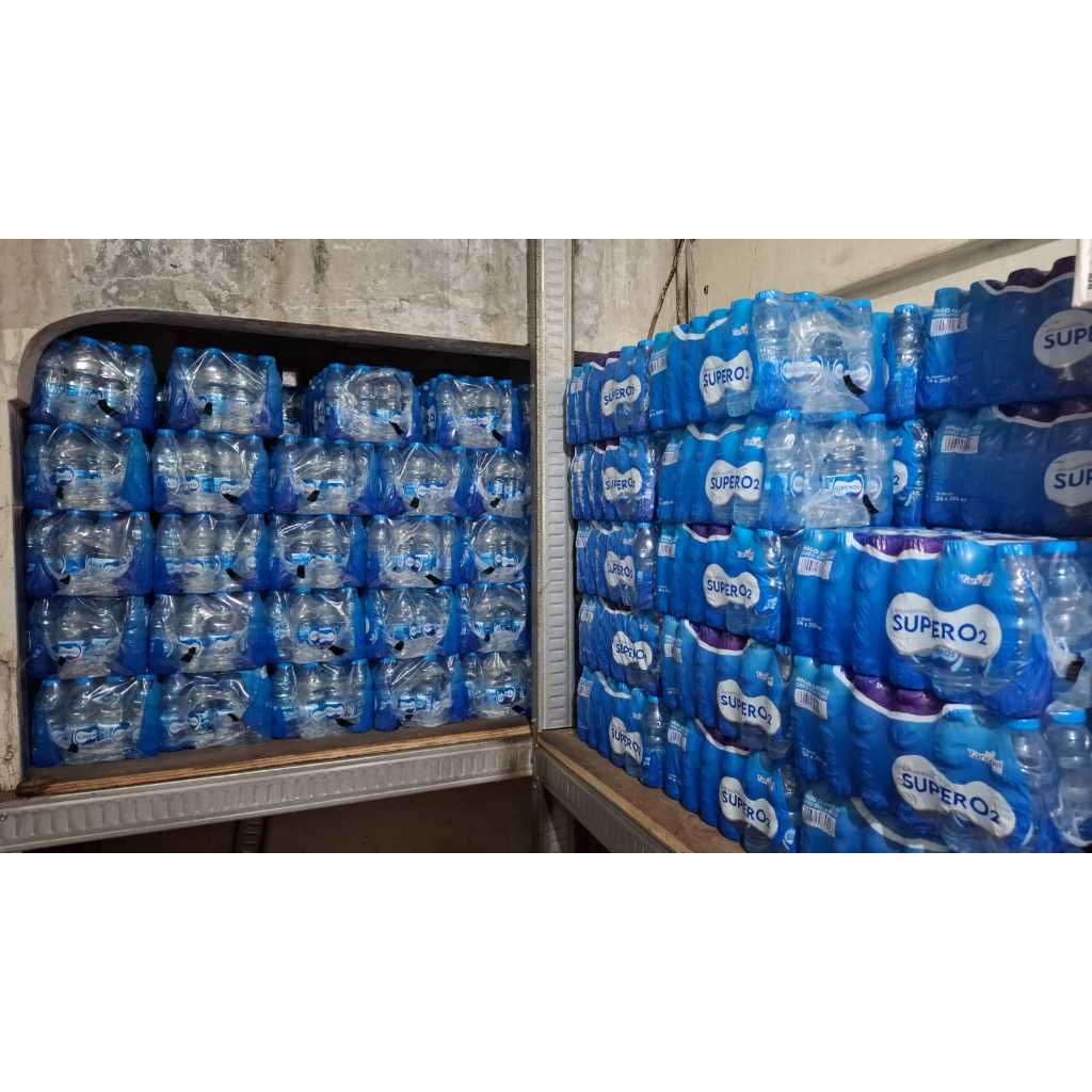 

air mineral super o2 kemasan botol 200 ml 1 kerat isi 24 pcs