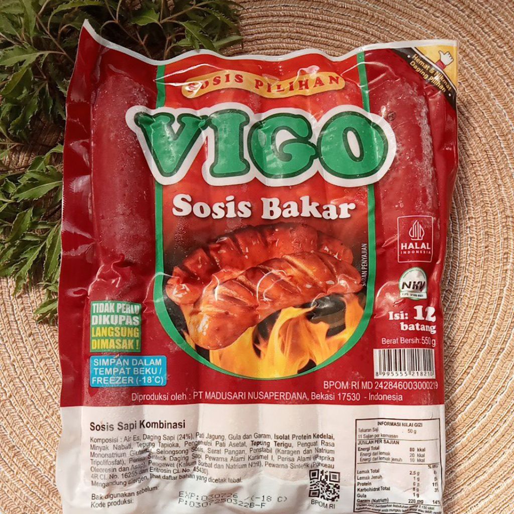 

Sosis Sapi Kombinasi/Sosis Bakar Vigo