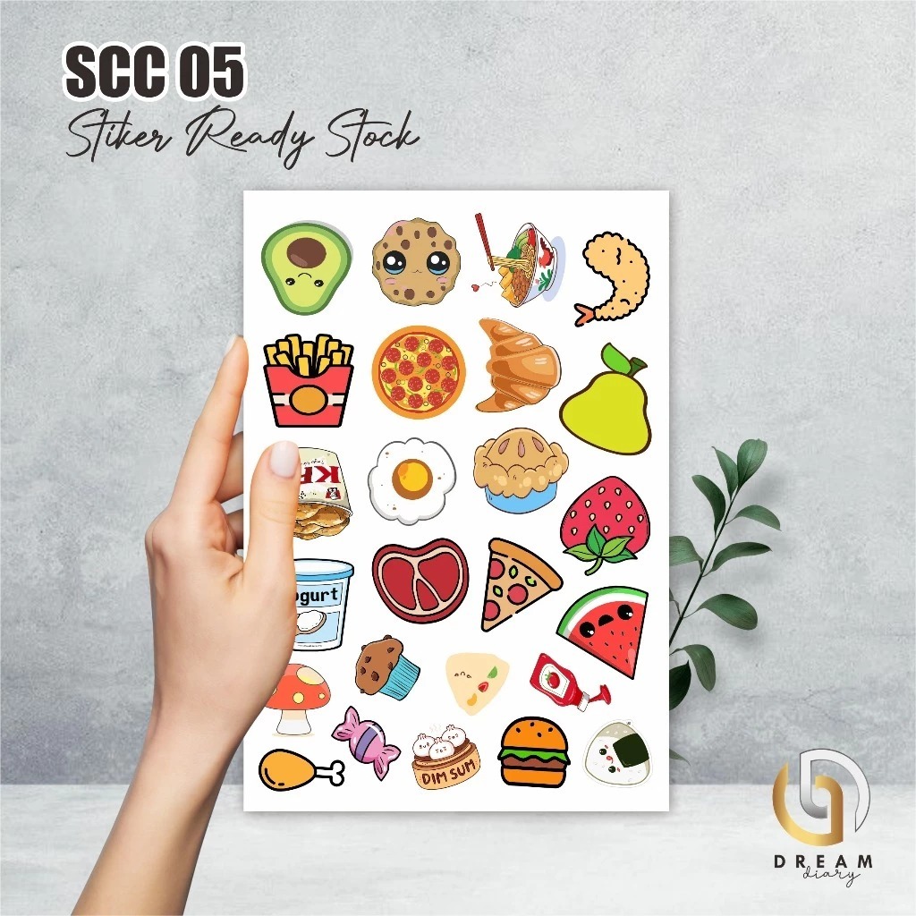 

STIKER VINYL MURAH READY STOK - STIKER KARAKTER COLOUR TAHAN AIR - STIKER SCC 05