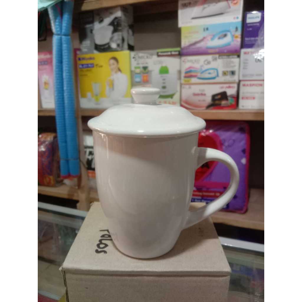 Cangkir mug keramik polos / gelas mug