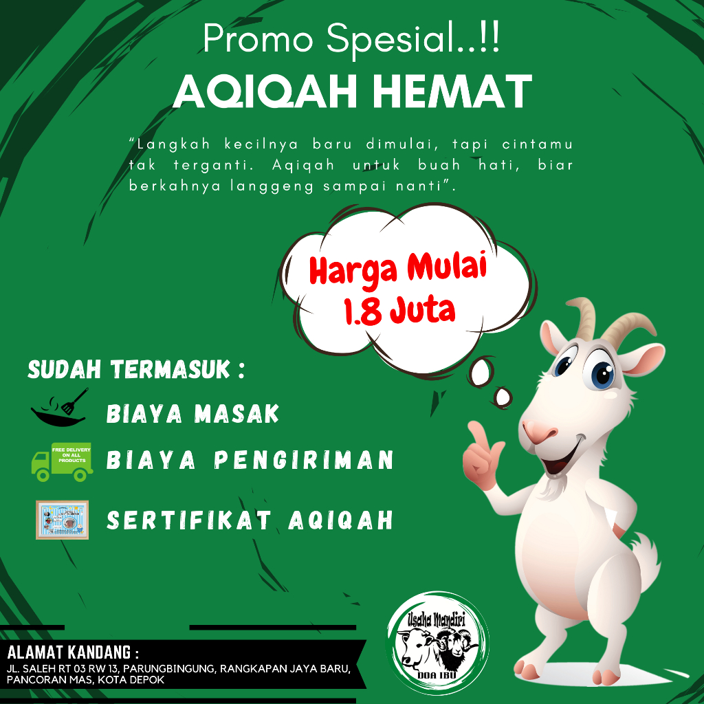 

Aqiqah Hemat Promo Spesial Siap Saji Depok Murah siap antar untuk keluarga baru seperti masakan rumahan