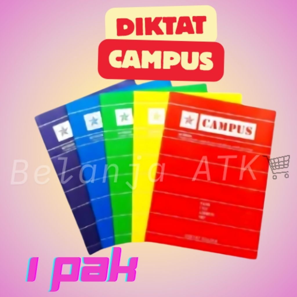 

[per pak] Diktat murah campus Buku Tulis murah buku bergaris isi 25 buku