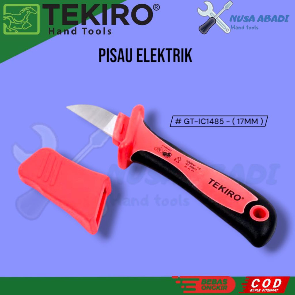 

Pisau Elektrik Tekiro / Pisau Elektrik Kelistrikan Tekiro / Insulation Cutter Tekiro 17mm