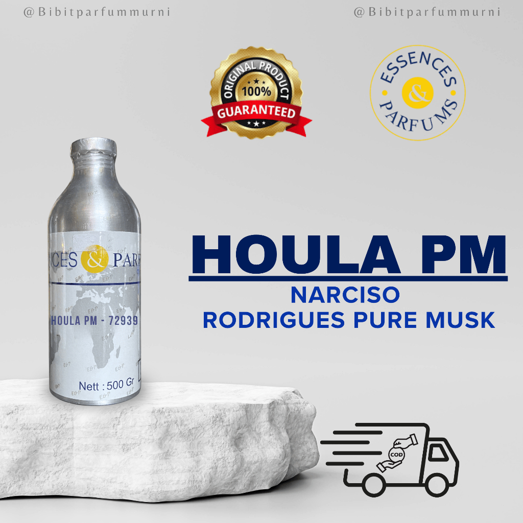 HOULA PM  INSPIRASI DARI NARKISO RODRIGUES PURE MUSK 1GR BY ESSENCES & PARFUMS