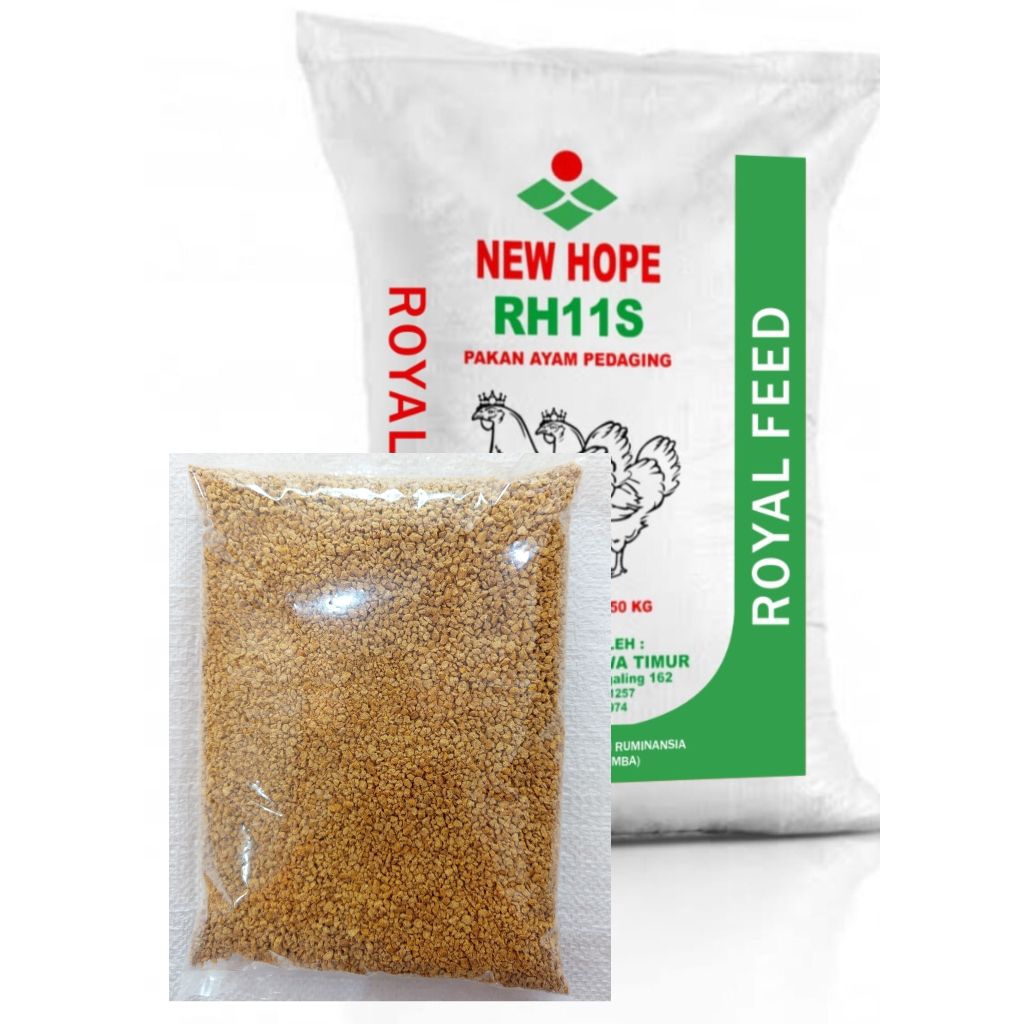 Pakan ayam pedaging New Hope RH11S Hijau kemasan ecer 1kg