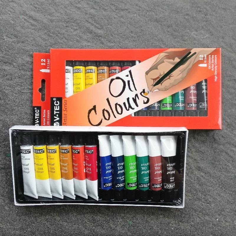 

CAT MINYAK V-TEC VT-1386 / OIL COLOURS PAINT / ISI 12