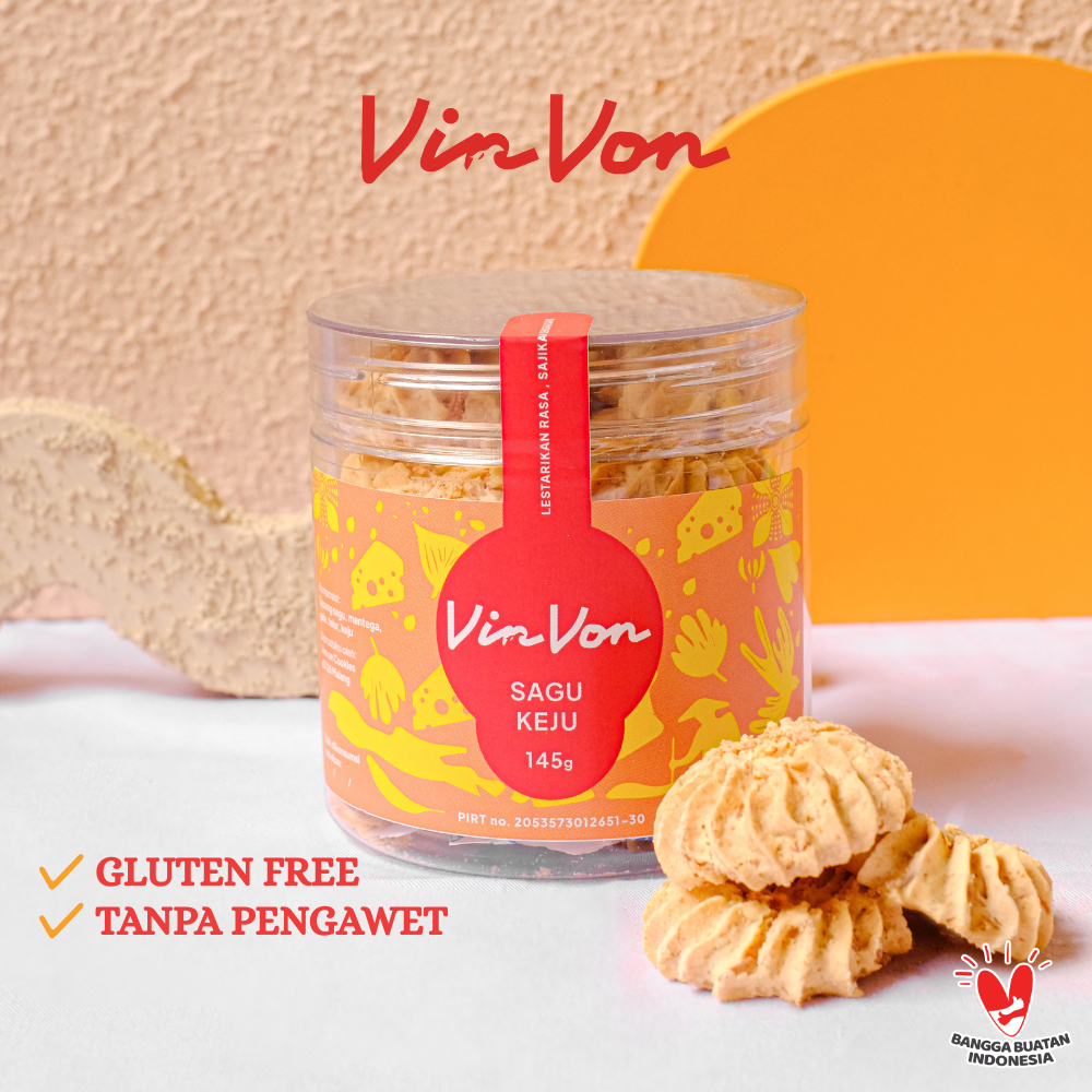 

Vinvon - Sagu Keju Edam 145 gr | Kue Kering | Keju | Sagu | Snack