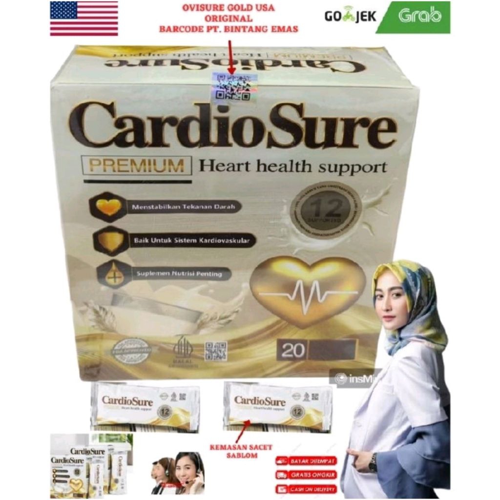 

CARDIOSURE POWDER MILK PAKET 1 BOX / SUSU CARDIOSURE / SUSU KOLESTEROL, PEMBEKUAN DARAH DAN KRISTAL KALSIUM