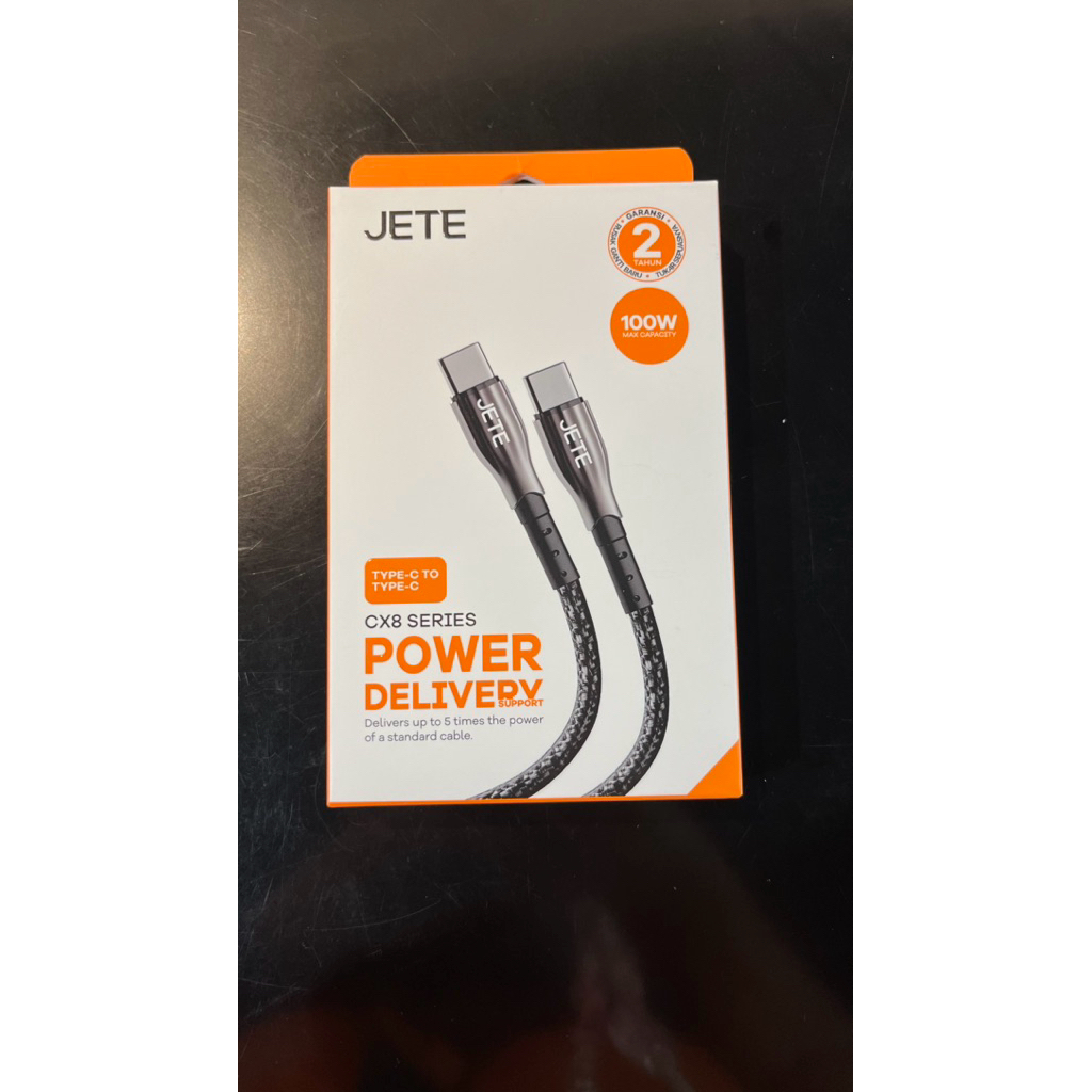 Kabel JETE CX8 Type-C To Type-C ORI