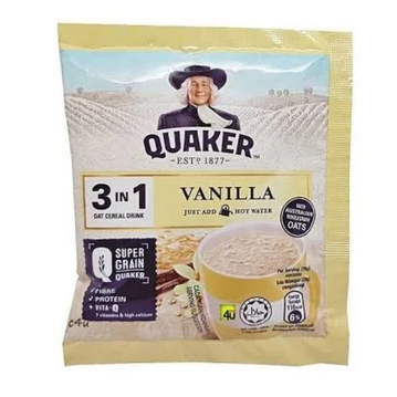 

Quaker Oat Sereal 3 in 1 Rasa Vanilla Sachet 1 gram