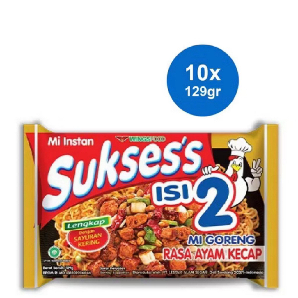 

Mie Suksess Ayam Kecap 10 x 129g – Rasa Manis Gurih Bikin Nagih