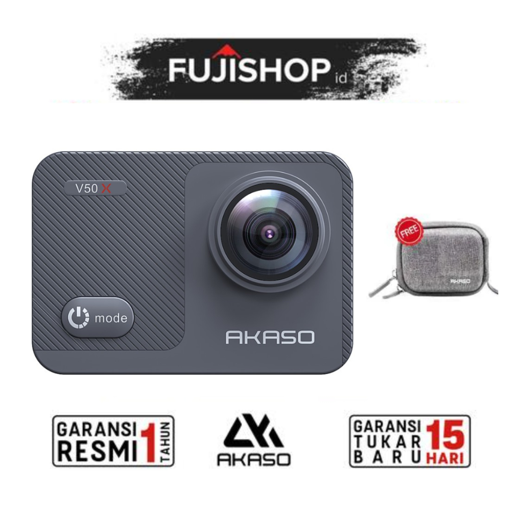 Akaso V50 X V50X New Version 4K 30fps Action Cam Camera With Remote Kamera Garansi Resmi