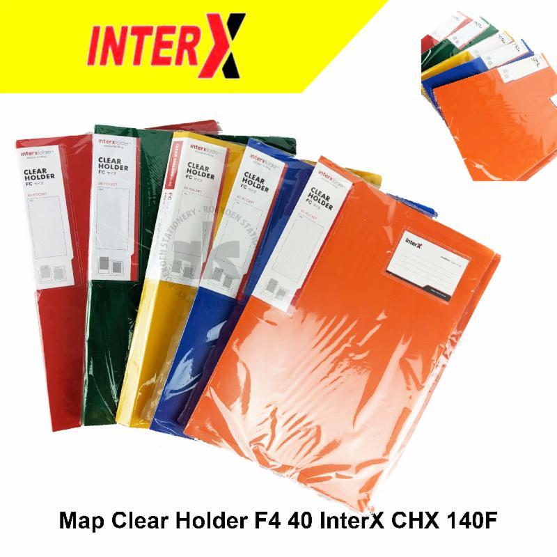 

Clear Holder F4 / Folio 40 Pocket Map Plastik Kantong isi 40