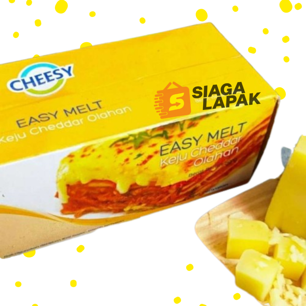

Keju Cheesy Easy Melt 480gr Cheddar Cheese Parut [BELI BANYAK LEBIH MURAH]
